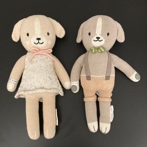 Set of 2 13 inch Cuddle + Kind Dogs (Mia and Noah)